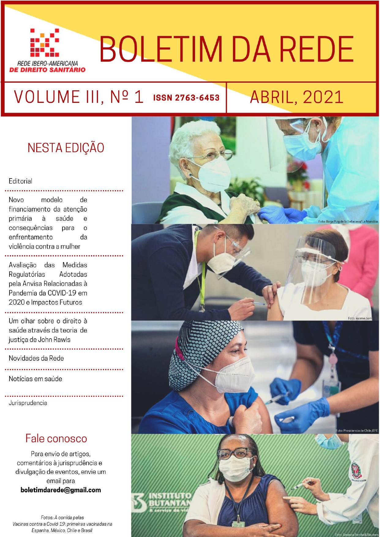 Portada del Boletín de la Red — Abril 2021