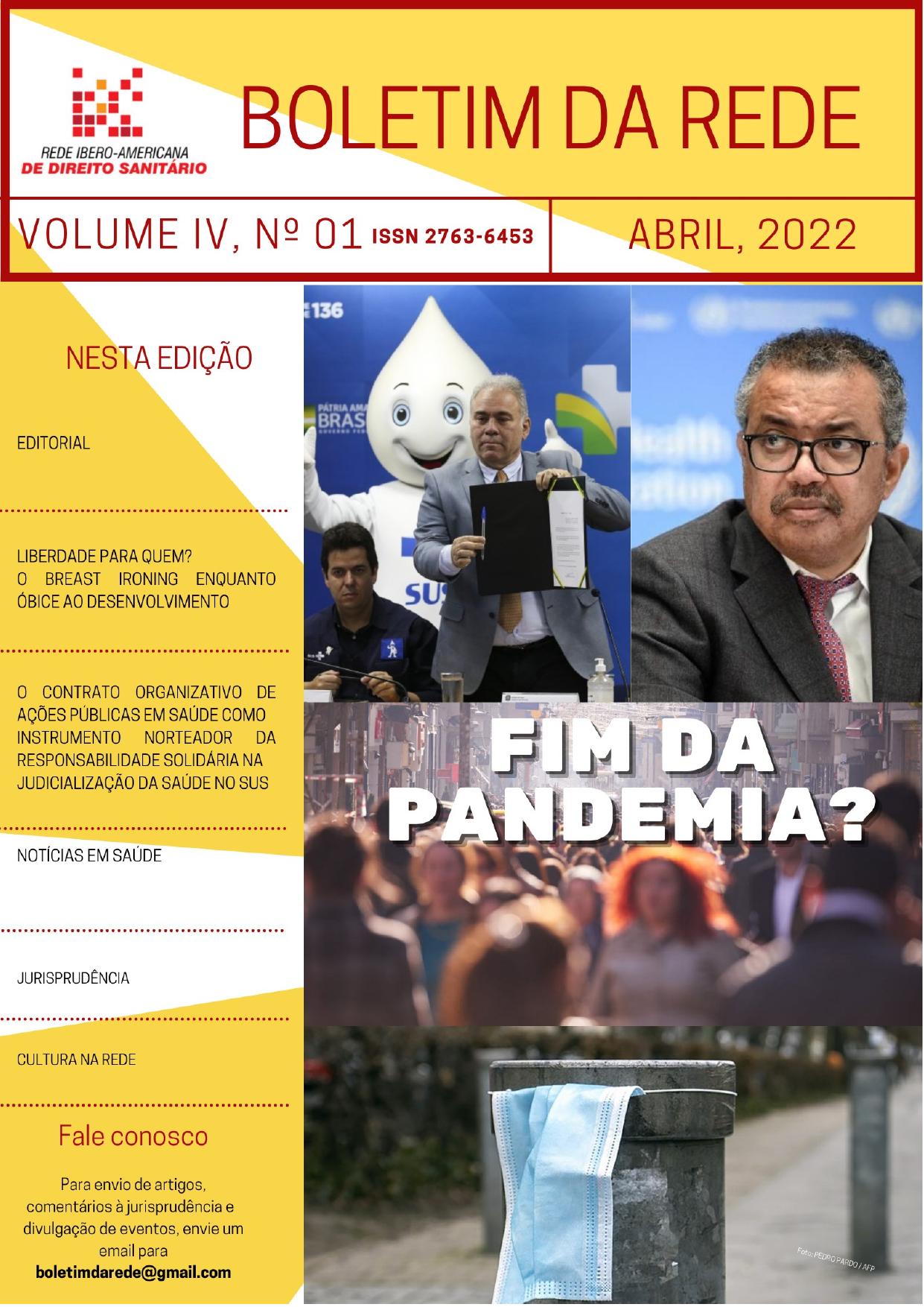 Portada del Boletín de la Red — Abril 2022