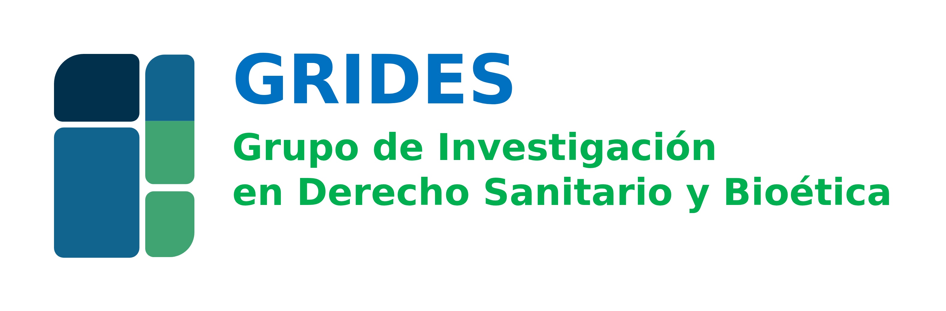 Logotipo de GRIDES — Grupo de Investigación en Derecho Sanitario y Bioética